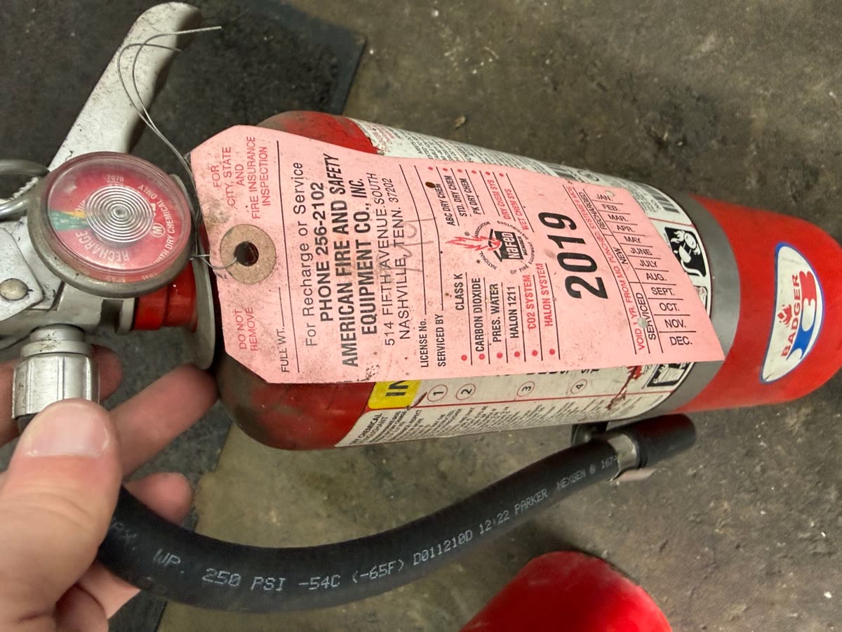 Lavergne Tire Center fire extinguisher job in La Vergne, TN